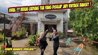 CAFE SRIWIJAYA, GEDUNG TUA BEKAS KAI YANG DISULAP JADI CAFE VINTAGE ! #kupascafe