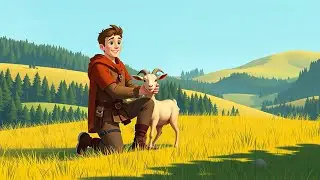 The Kind Shepherd and the Wild Goat | Fairy Tales & Bedtime Kids English story | Learn Easy English