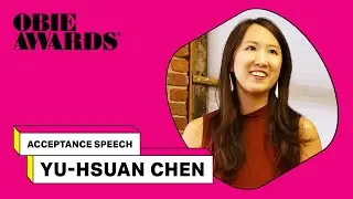 Obie Awards 2020: Yu-Hsuan Chen Acceptance Speech