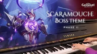 Polumnia Omnia - Scaramouche Boss Battle Theme Phase II Piano Arrangement | Genshin Impact