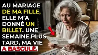 🟥 Au Mariage de Ma Fille, Elle M’a Donné un Billet. Je N’aurais Jamais Dû le Lire…