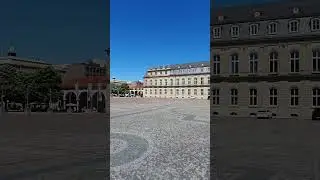 New Palace and Schlossplatz in Stuttgart, Germany