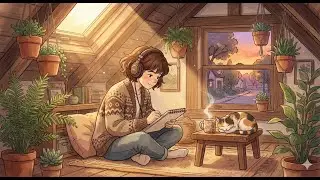 peaceful attic studio 🌿 | lofi hip hop mix [study/work/relax]