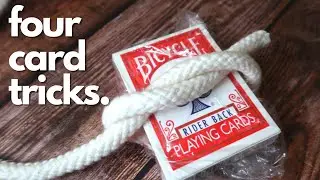 4 Card Tricks Revealed: Fool Your Friends #cardtricks #cardtricksrevealed #cardtutoral