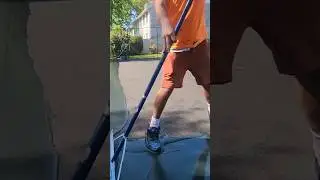 How we get a tennis/pickleball court ready for paint.