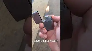 These yellow flame ZIPPO butane inserts are a GAME CHANGER!!! 🔥#zippo #lighter #edc