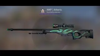 CSGO: AWP Atheris MW gameplay!