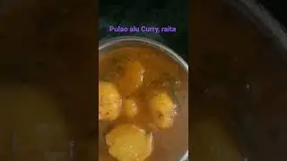 Pulao alu Curry, raita #shortvideo #snehanayek #indianfood #viralvideo #uploadvideo #reels #song