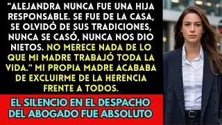Mi Familia me EXCLUY&Oacute; de la Herencia &mdash; Pero la Abuela Hab&iacute;a Dejado Otro Testamento!