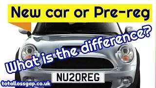 What is the difference between new and pre reg cars?