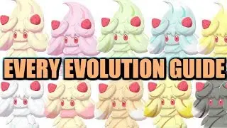 Все руководства по эволюции Алкреми - Pokemon Sword and Shield