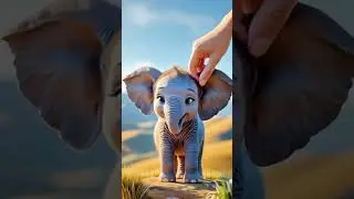 Mind-Blowing 3D Animation Shows Baby Elephant Magic #wildlife