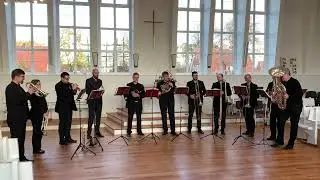 MORAVIAN BRASS, Kirche der Herrnhuter Br&uuml;dergemeine Neugnadenfeld mit 