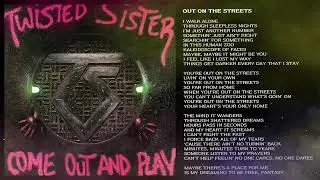 TWISITED SISTER - OUT ON THE STREETS
