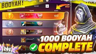 Finally 1000 Booyah Complete ✅ | Squad Rank Pushing 