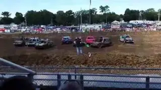 Austin, MN Mower County Fair Car Demolition Derby