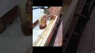 Casting Masonry Window Sills 🔥 #carpenter #carpentry #woodworking #builder #construction