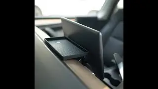 Magnetic Hidden Storage Tray for Tesla Model 3/Y Behind Screen #teslaaccessories #teslamodely