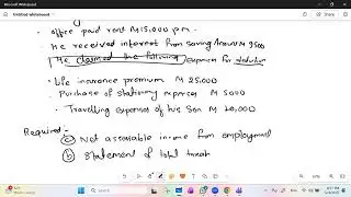 BBS 3 YEAR  TAX ACCOUNTING  INCOME FROM  EMPLOYMENT CHAPTER 8 IMPORTANT CHAPTERS PART 3