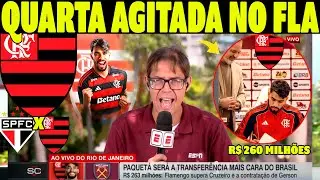 AGORAA!! QUARTA-FEIRA MOVIMENTADA NO FLAMENGO! RAFAEL TROUXE AS ÚLTIMAS NOTICIAS FLAMENGO HOJE!