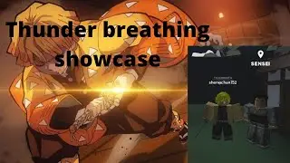 Thunder breathing showcase|Ro slayer