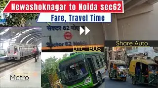 Newashoknagar to Noida Sector 62 Bus, Noida Sector15 to Noida Sector 62 DTC Bus