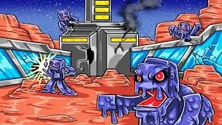 Minecraft | MARS BASE CHALLENGE - Save the World! (Mars Aliens Attack)