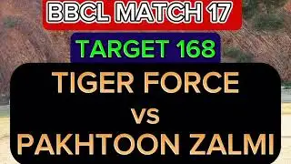 Tiger Force Chase 168 runs in 10 ov vs Pakhtoon Zalmi | #tigerforce #pakhtoonzalmi #bbcl