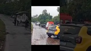 Ocorr&ecirc;ncia mobiliza helic&oacute;ptero do SAMU no Contorno de Marialva