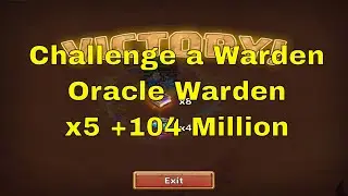 Castle Clash Challenge a Warden Oracle Warden