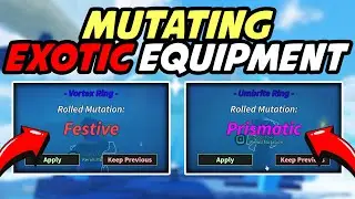 Mutating EXOTIC EQUIPMENT in Prospecting (Roblox)