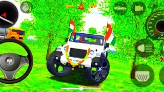 Modified Mahindra Thar😈Games:Indian White Thar (Thar Wala Games) Car Game AndroidGame Part24#Games