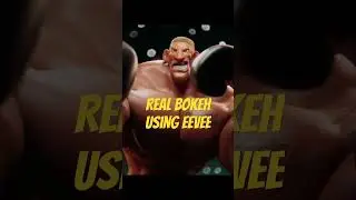 Real bokeh using EEVEE #b3d #blender #photorealistic #realistic #lighting #bokeheffects