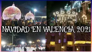 NAVIDAD EN VALENCIA 2021| WALK THROUGH THE CENTRE HALL #navide&ntilde;a#valencia#beautiful #decoration