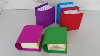 How to Make Paper Desk Organizer | Origami Paper Book Box | DIY Paper Craft | Kids Craft | Book, Box