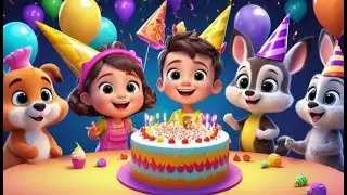 The Birthday Cake Song | Fun Kids Song | Nursery Rhymes and Preschool Learning