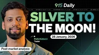 Post-Market Analysis - 28 Jan | Nifty & Sensex Analysis | 915Daily | Praful Kulkarni