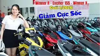Gi&aacute; Xe Winner R - Winner X V3 , Exciter 155 Cuối 1/2026 Giảm Qu&aacute; Rẻ