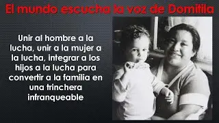Homenaje a Domitila Barrios de Chungara
