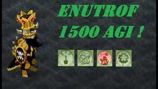 [Dofus] Enutrof 1500 Agi/Air ! Set + DPS Demonstration !