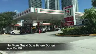 No More Gas 4 Days Before Dorian