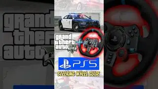 How to use a steering wheel GTA 5 PS5 - Full Tutorial 2025