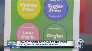 Healthy food options at Arts, Beats & Eats 2016