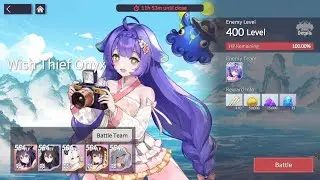 Eversoul | Gameplay Event Raid Wish Thief Onyx Lv 400 Full Auto Clear  (Lv Sync 564)