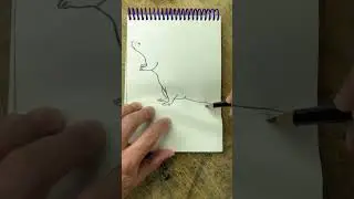 Rat one line art tutorial #shorts #viral #fyp #mars_art