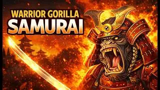 Gorilla Samurai Drawing | Step by StepPencil Sketch | Warrior Art
