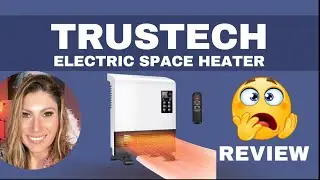Unleashing the TRUSTECH Electric Space Heater: A Game-Changer!