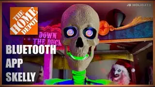 Home Depot 2025 APP SKELLY Demo! | CUSTOMIZABLE Skeleton ANIMATRONIC!