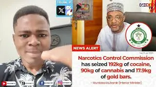 The Narcotics Control Commission had s&ecirc;ized 192kg of c&ocirc;ca&icirc;ne, 90kg of ca&ntilde;nab&igrave;s & 17.9kg of g&ocirc;ldbars