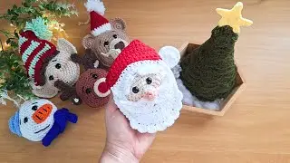 🎄🎅Santa Claus a CROCHET |⭐ (#5)😍Colección Adornos Navideños